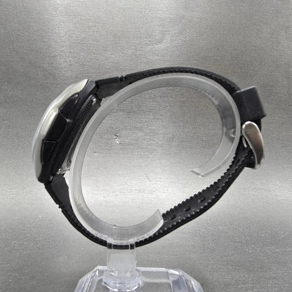 Casio Waveceptor WVQ-201HA Watch Men 41mm Black Dial Silver Tone Date Solar Runs7