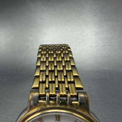 Citizen Watch Unisex 33mm White Dial Gold Tone Date Round 5510-S19546 PARTS5