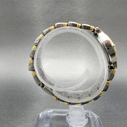 Bulova Watch Women 24mm MOP Dial Two Tone Round Bracelet 98L56 New Battery8