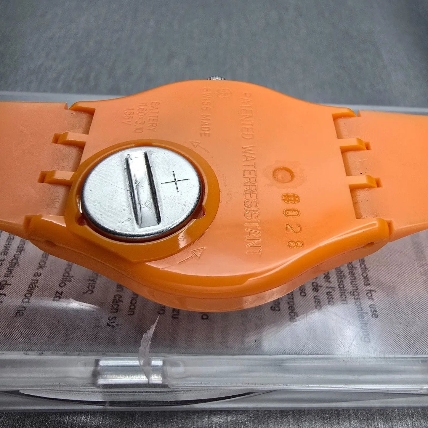 Swatch Fresh Papaya Watch Men 34mm Orange Dial Orange Tone GO105 New Battery11