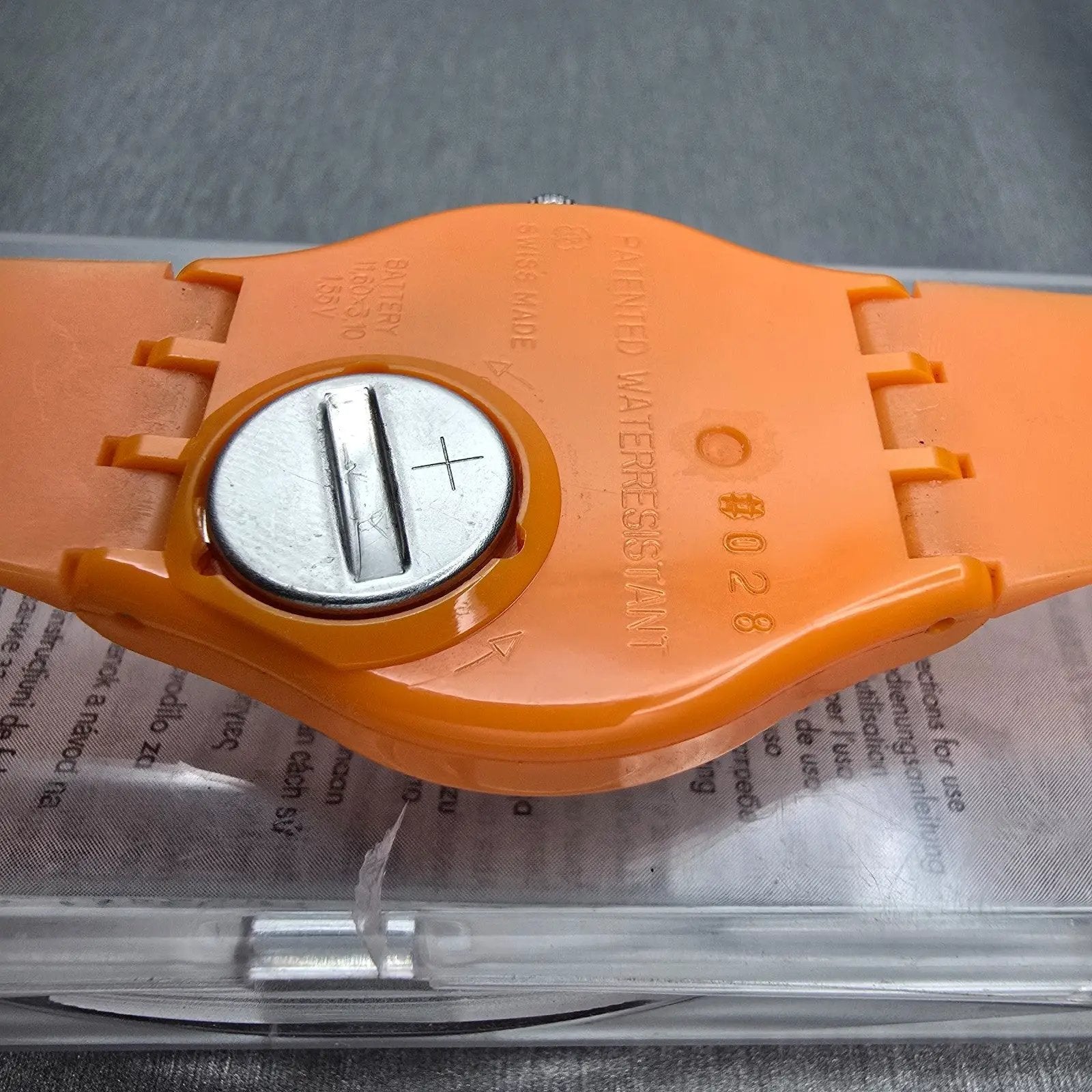 Swatch Fresh Papaya Watch Men 34mm Orange Dial Orange Tone GO105 New Battery11
