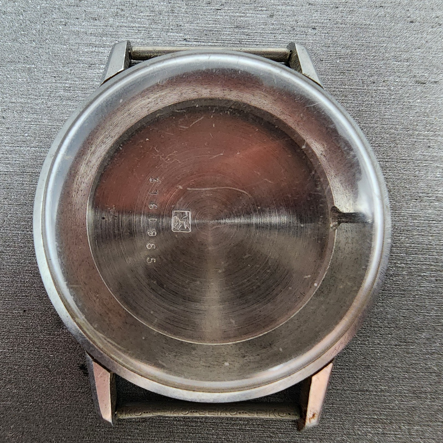 Seiko Champion Watch Case Stainless Steel Round  36mm J15009 VTG1