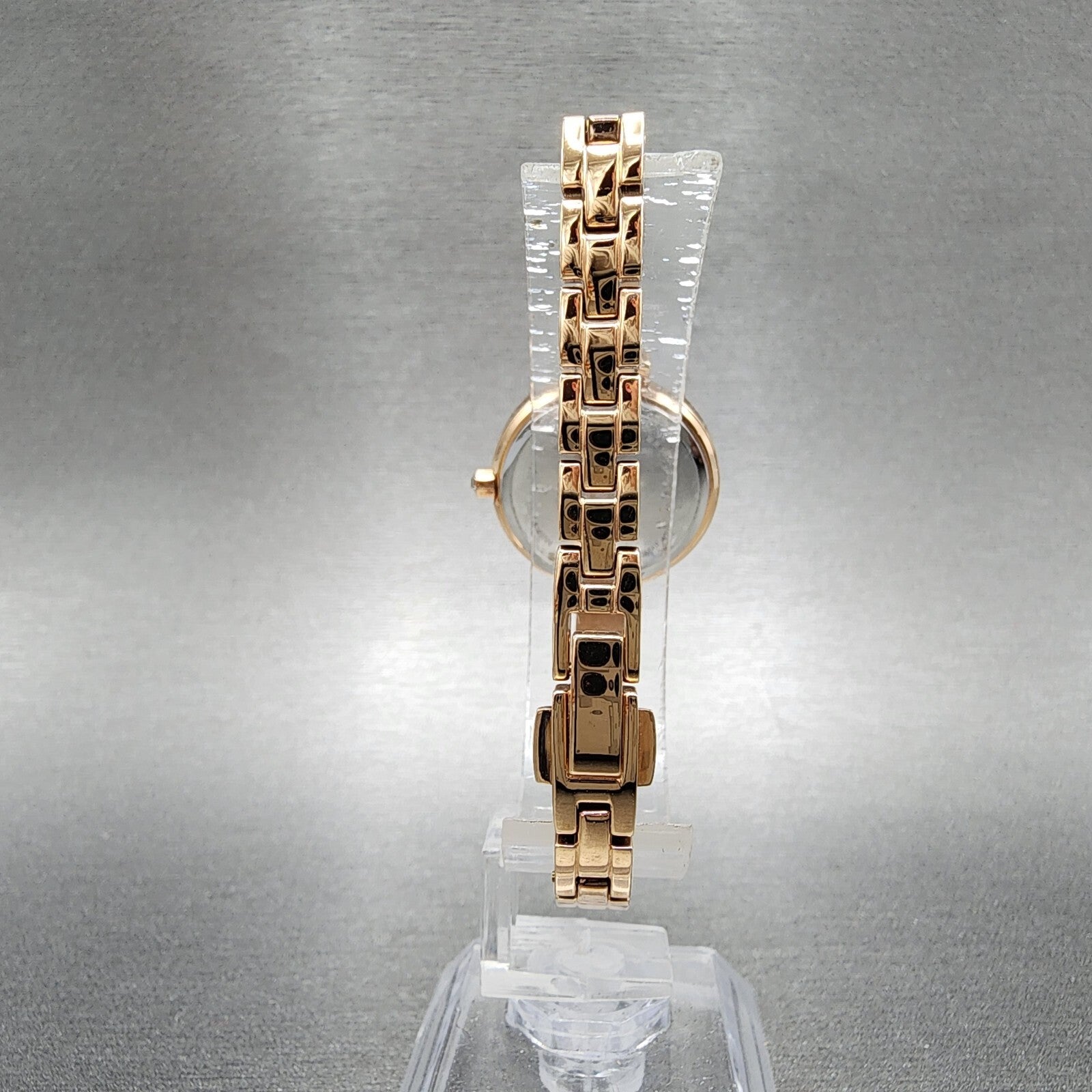 Citizen EcoDrive Silhouette Crystal Watch Women 25mm MOP Dial Rose Gold Tone7