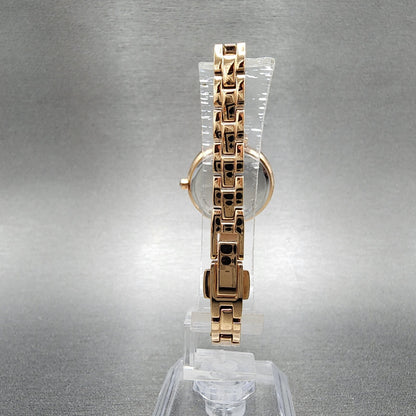 Citizen EcoDrive Silhouette Crystal Watch Women 25mm MOP Dial Rose Gold Tone7