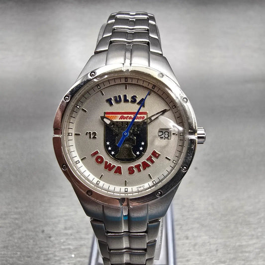 Bulova Watch Women 25mm Silver Dial Silver Tone Date 43M103 Liberty Bow New Batt0