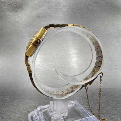 Citizen CQ Watch Women 19mm Cream Dial Gold Tone Round 2030891571 New Battery6