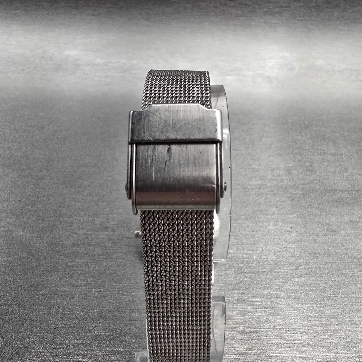 Skagen Watch Women 27mm Silver Dial Silver Tone Round Mesh Band 39SSS New Batt7