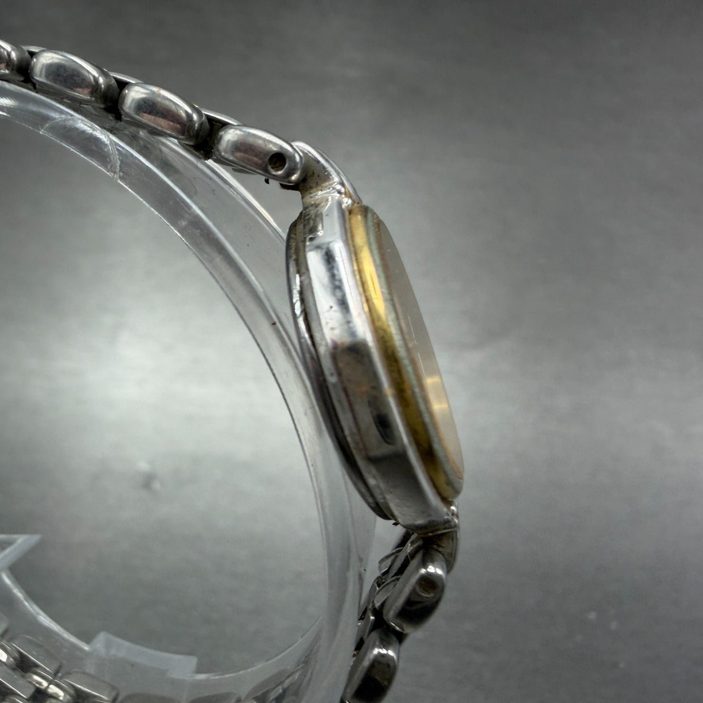 Seiko Lucent Watch Women 23mm Champagne Dial Two Tone 1F21-0J60 New Battery3