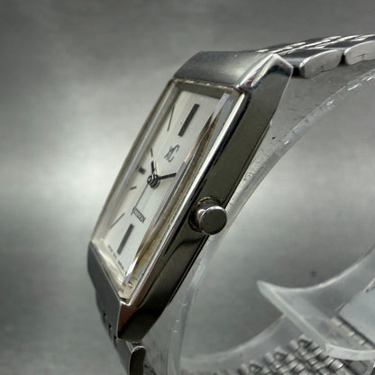 Citizen XC Tank Watch Women 15mm Silver Dial Silver Tone 5431-H23214 New Battery2
