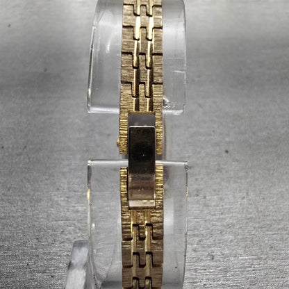 Citizen CQ Watch Women 12mm Champagne Dial Gold Tone 5421-S10523 New Battery VTG7