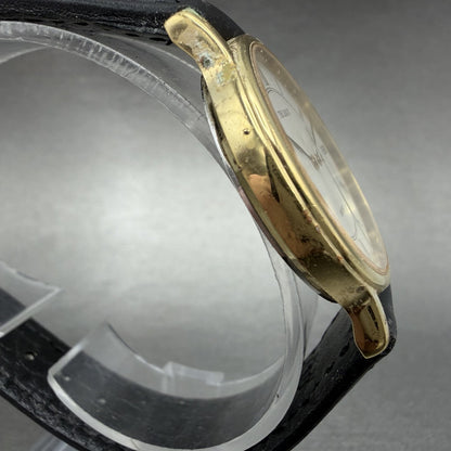 Seiko The League watch Men 32mm White Dial Gold Tone 5P31-6A30 New Battery3