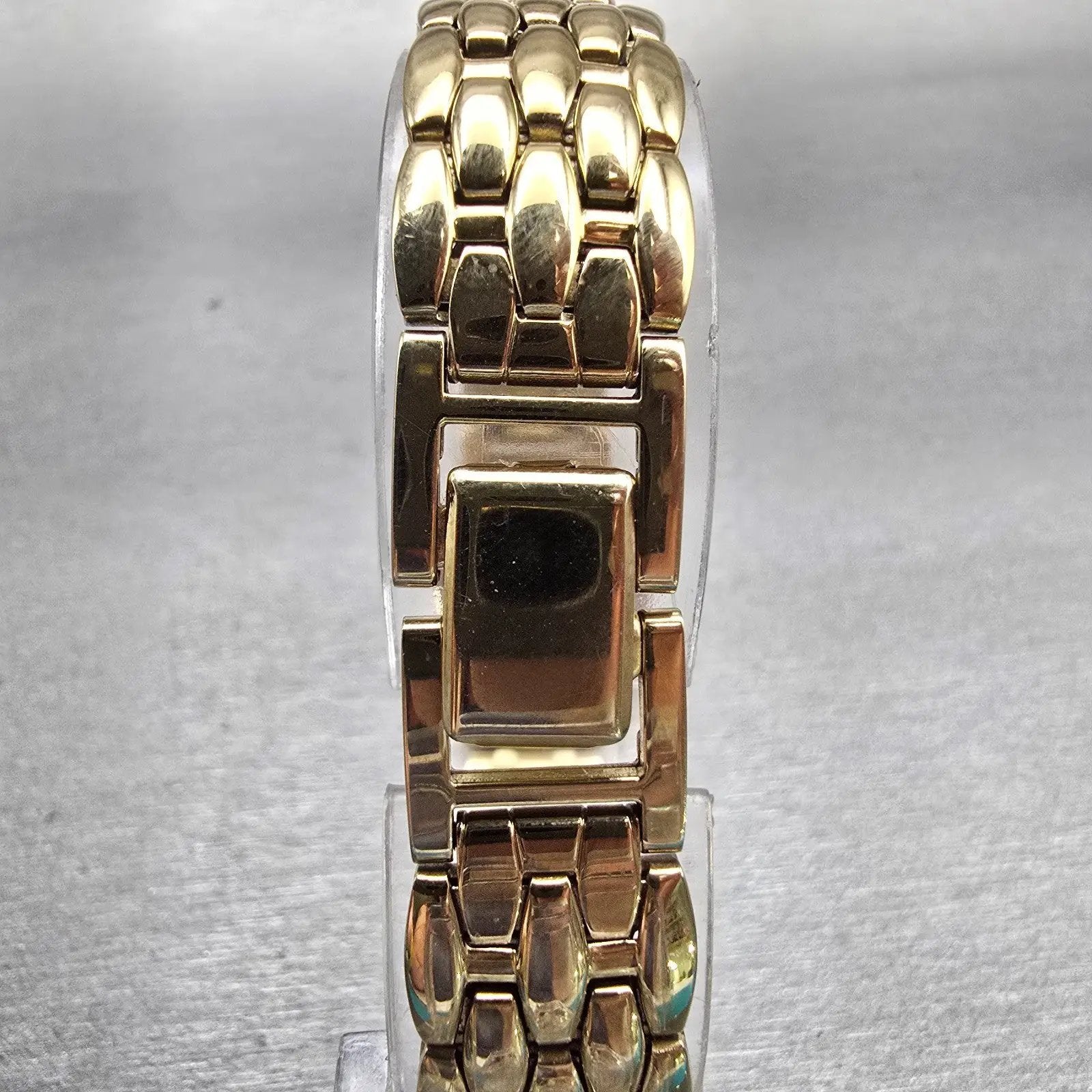 Seiko Watch Women 24mm White Dial Gold Tone Round 1N00-1E19 New Battery Vintage7
