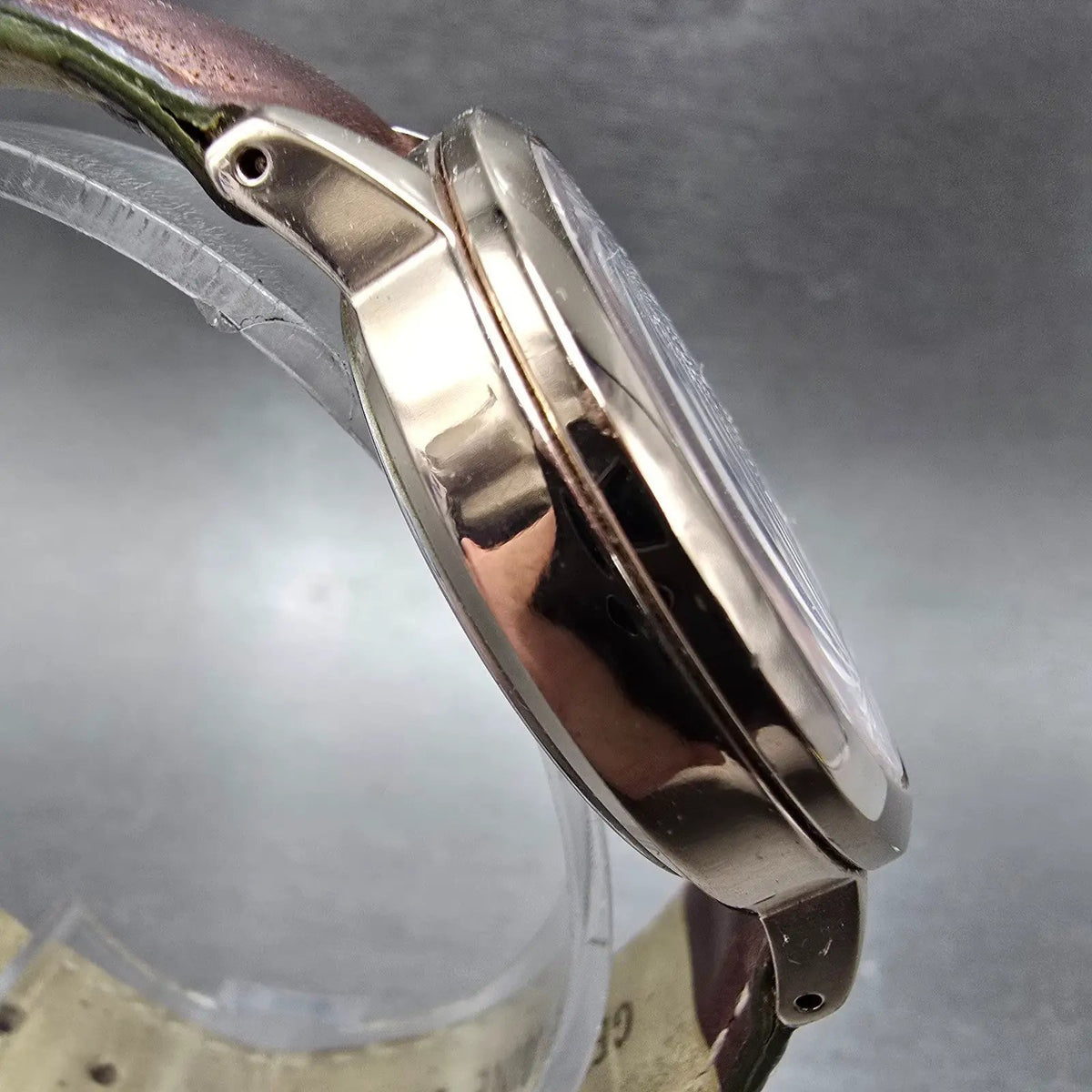 Citizen Eco-drive xC Watch Women 36mm White Dial Rose Gold Date Atomic Works3