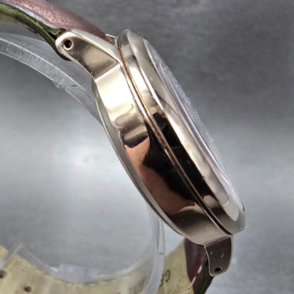 Citizen Eco-drive xC Watch Women 36mm White Dial Rose Gold Date Atomic Works3