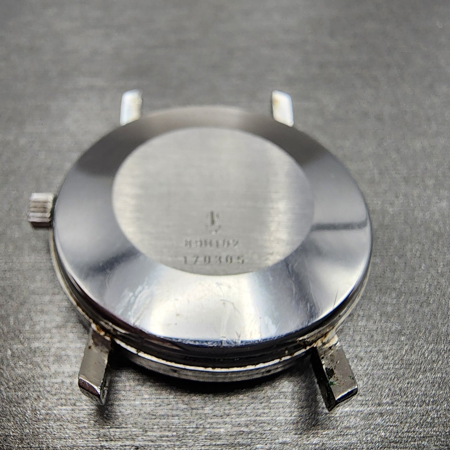 Corum Automatic Watch Men 36mm Woven Dial Steel Date 89B102 PARTS8