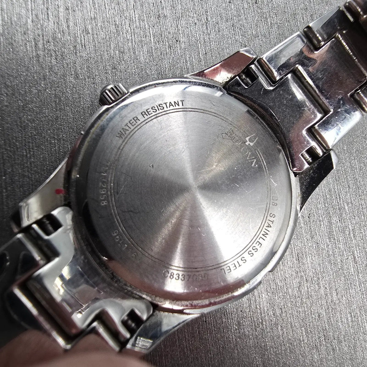 Bulova Watch Women 30mm MOP Dial Silver Tone Crystals Round 96L116 New Battery10