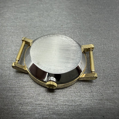 Zenith Movado Museum Watch Women 25mm White Dial Gold Plated Manual Wind PARTS10