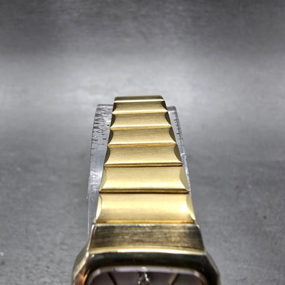 Junghans Noblesse Watch Women 19mm Silver Dial Gold Tone Rectangle New Battery4
