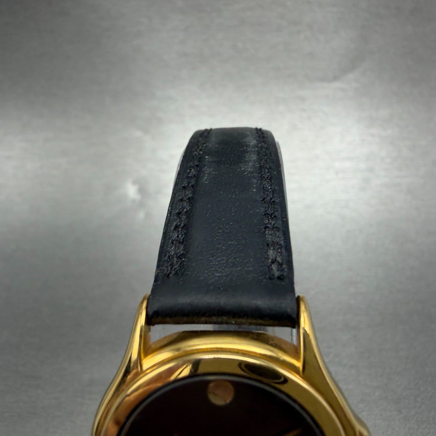 Movado Museum Watch Women 28mm Black Dial Gold Tone Round 87D1823 PARTS5