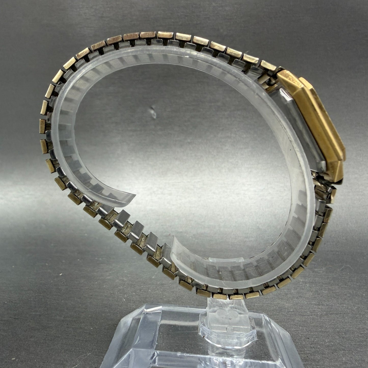 Bulova Accutron Watch Women 27mm White Dial Gol Tone Octagon 6927 VTG PARTS9