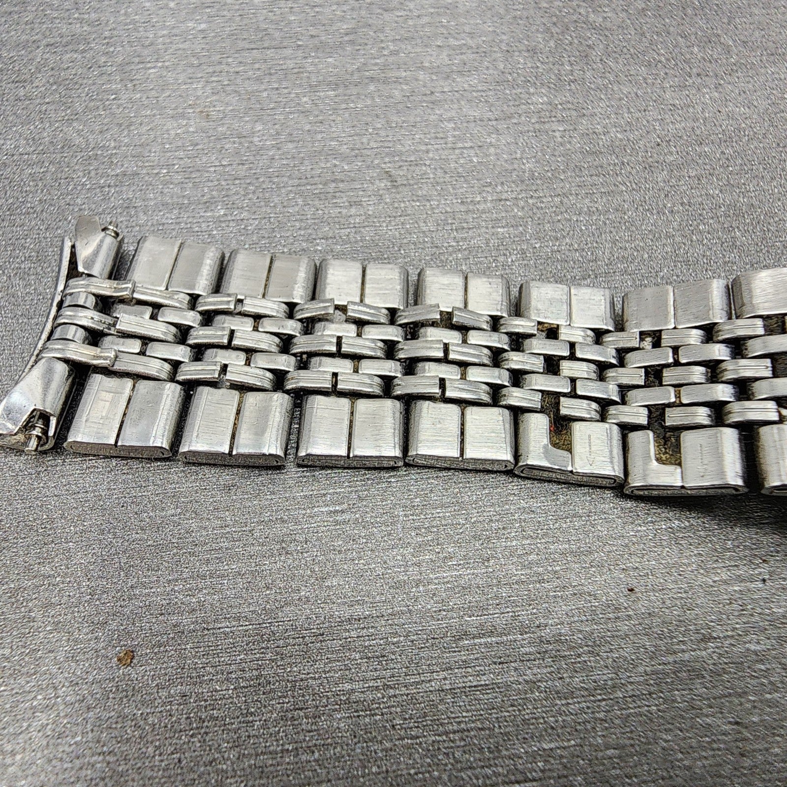 Seiko Bracelet 19mm Stainless Steel Tri Folding Clasp Vintage13