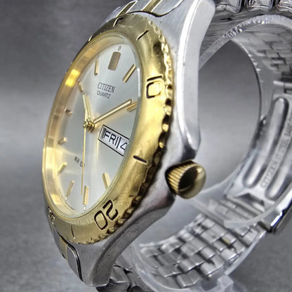 Citizen Watch Men 36mm Silver Dial Two Tone Daydate 5500-K06461 PARTS3