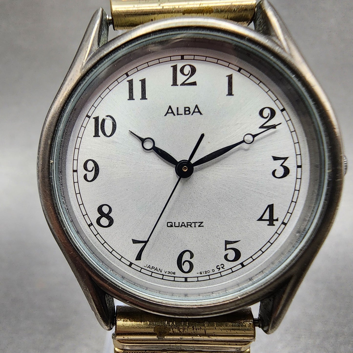 Seiko ALBA Watch Women 31mm Silver Dial Gray Tone Round V3066120 New Battery1