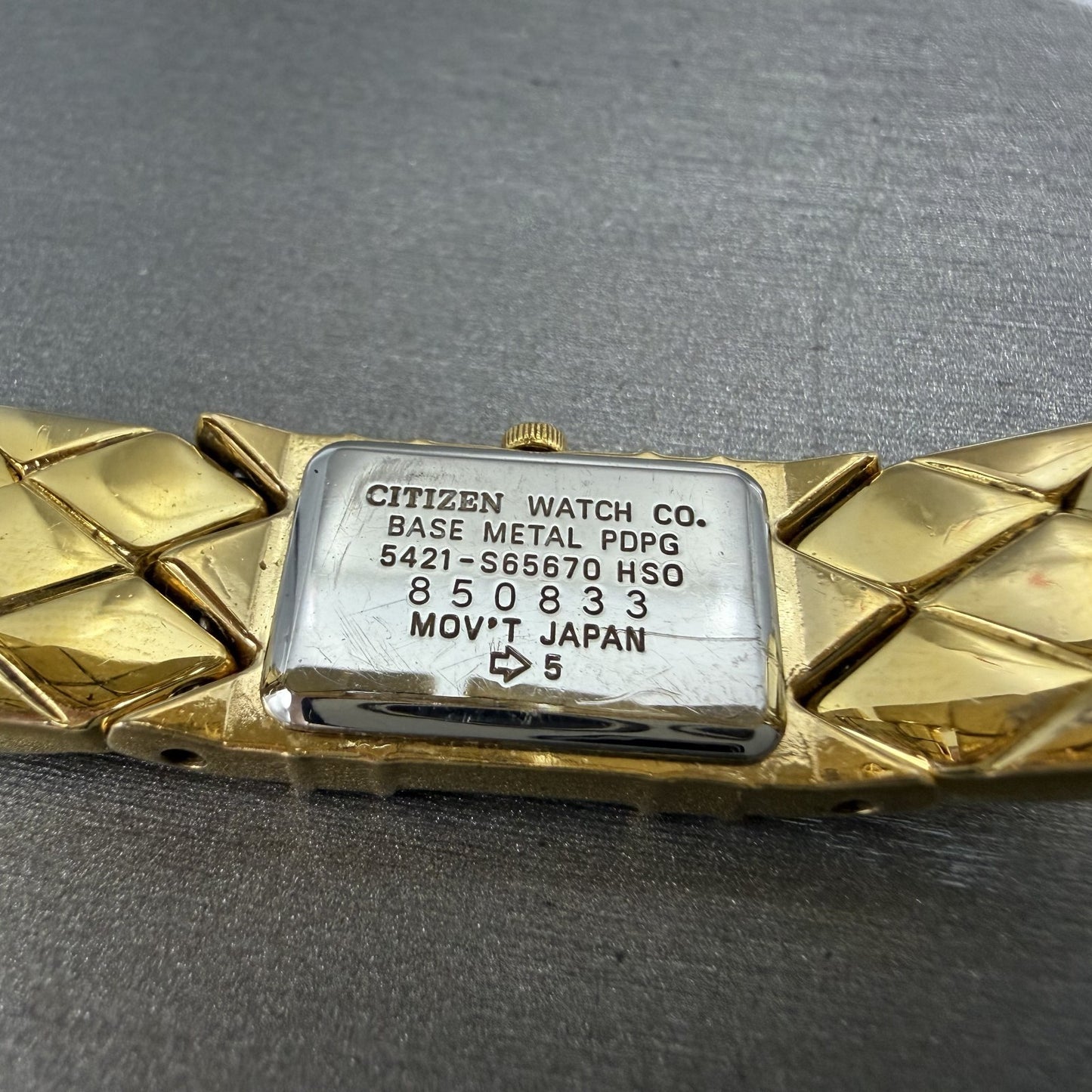 Citizen Elegance Watch Women 14mm MOP Dial Gold Tone 5421-S65670 New Battery BC9