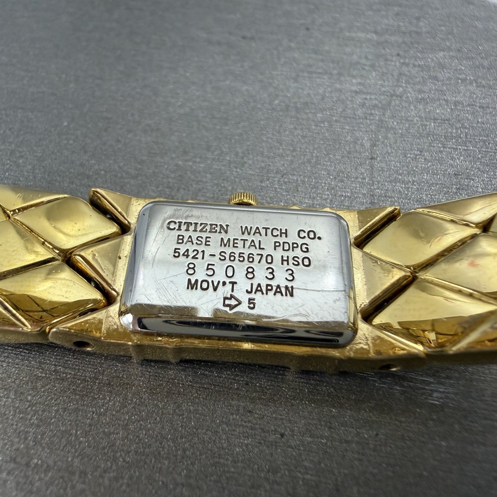 Citizen Elegance Watch Women 14mm MOP Dial Gold Tone 5421-S65670 New Battery BC9
