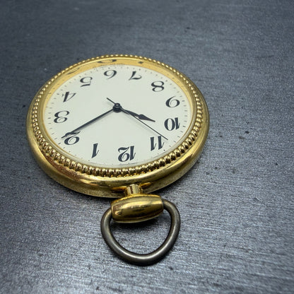 Citizen Pocket Watch Unisex 36mm Champagne Dial Gold Tone Round New battery4