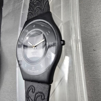Swatch Skin James Bond You Only Live Twice Watch Men 34mm SFB116 New Battery NOS5