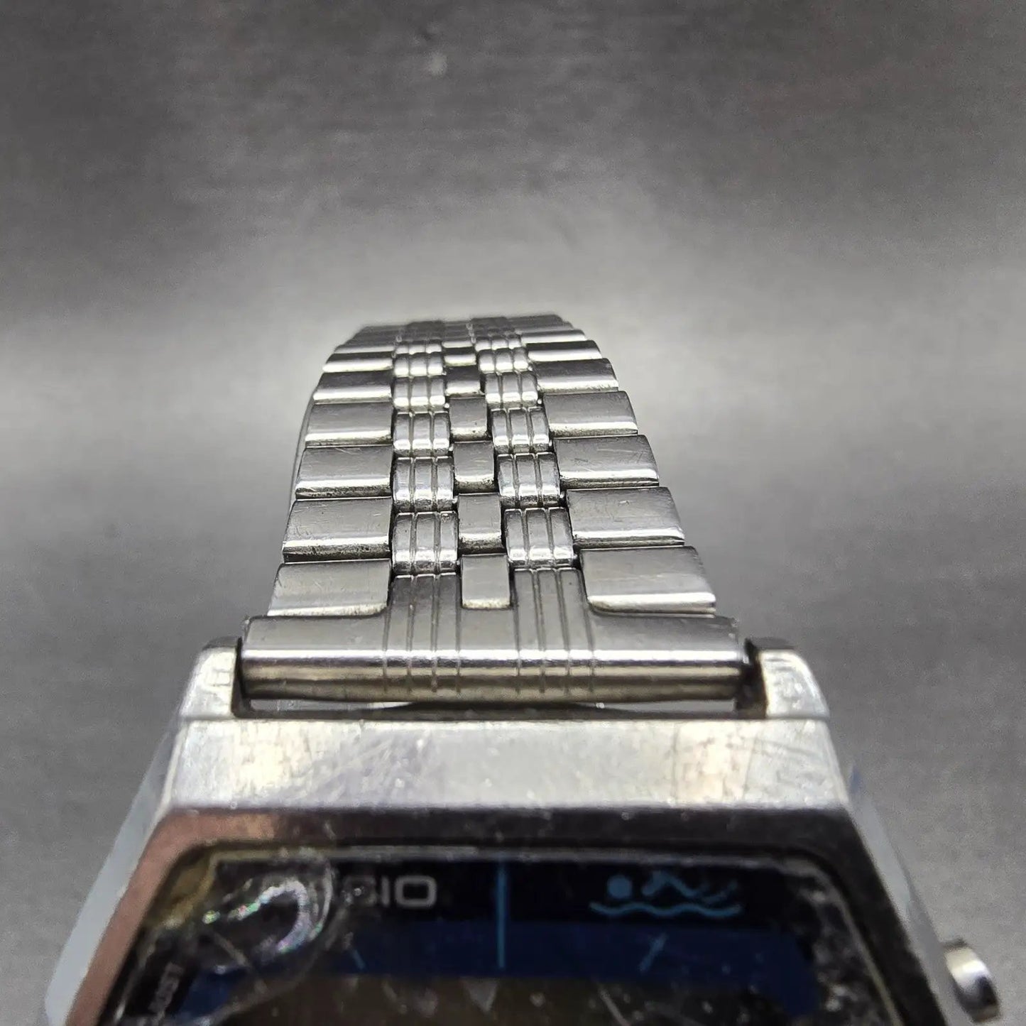 Casio AA-92W Thunder Watch Men 35mm Digital Silver  Alarm Chrono READ!!!!! PARTS5