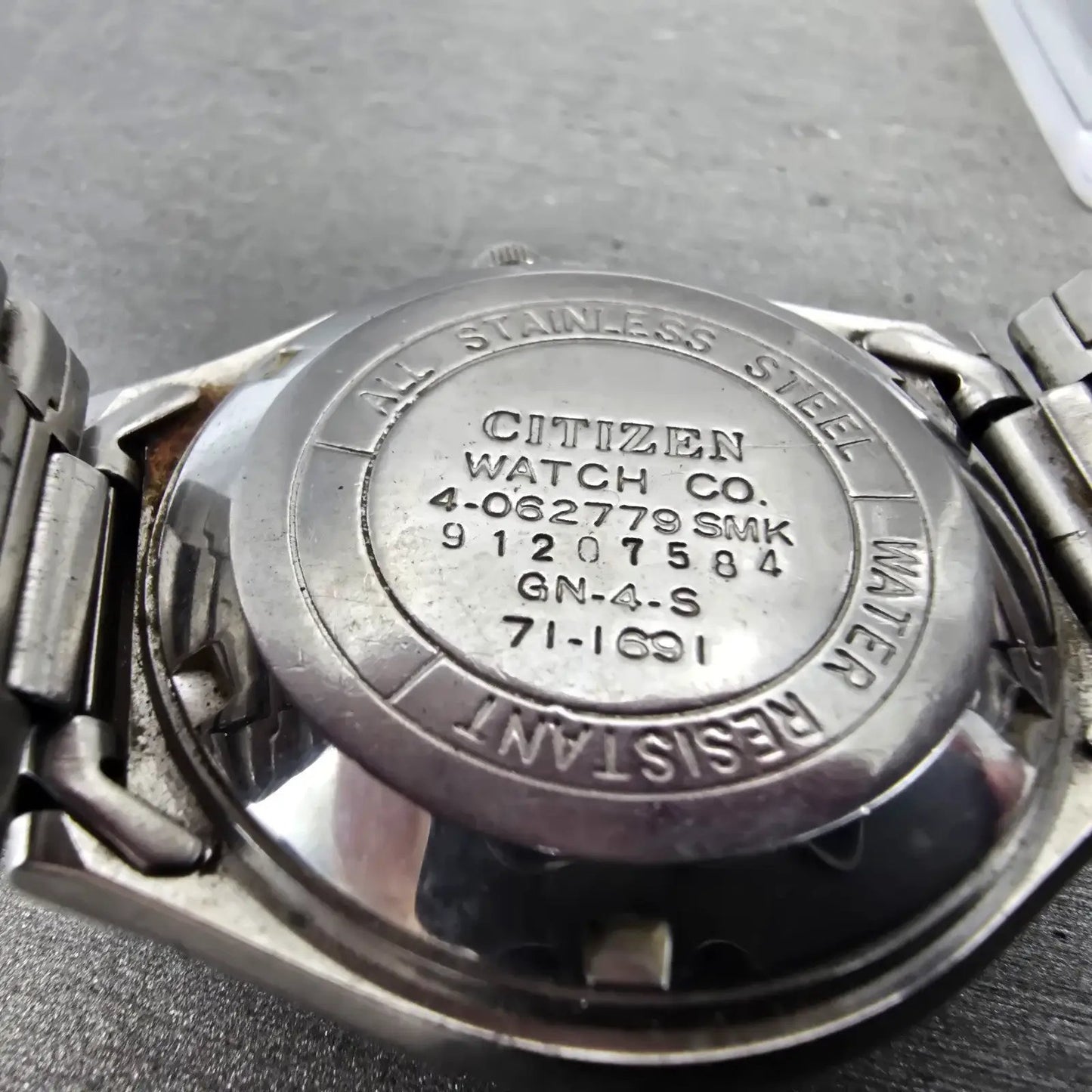 Citizen Eagle 7 Automatic Watch Men 36mm Silver Dial Steel daydate 4-062779 Runs9