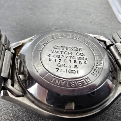 Citizen Eagle 7 Automatic Watch Men 36mm Silver Dial Steel daydate 4-062779 Runs9
