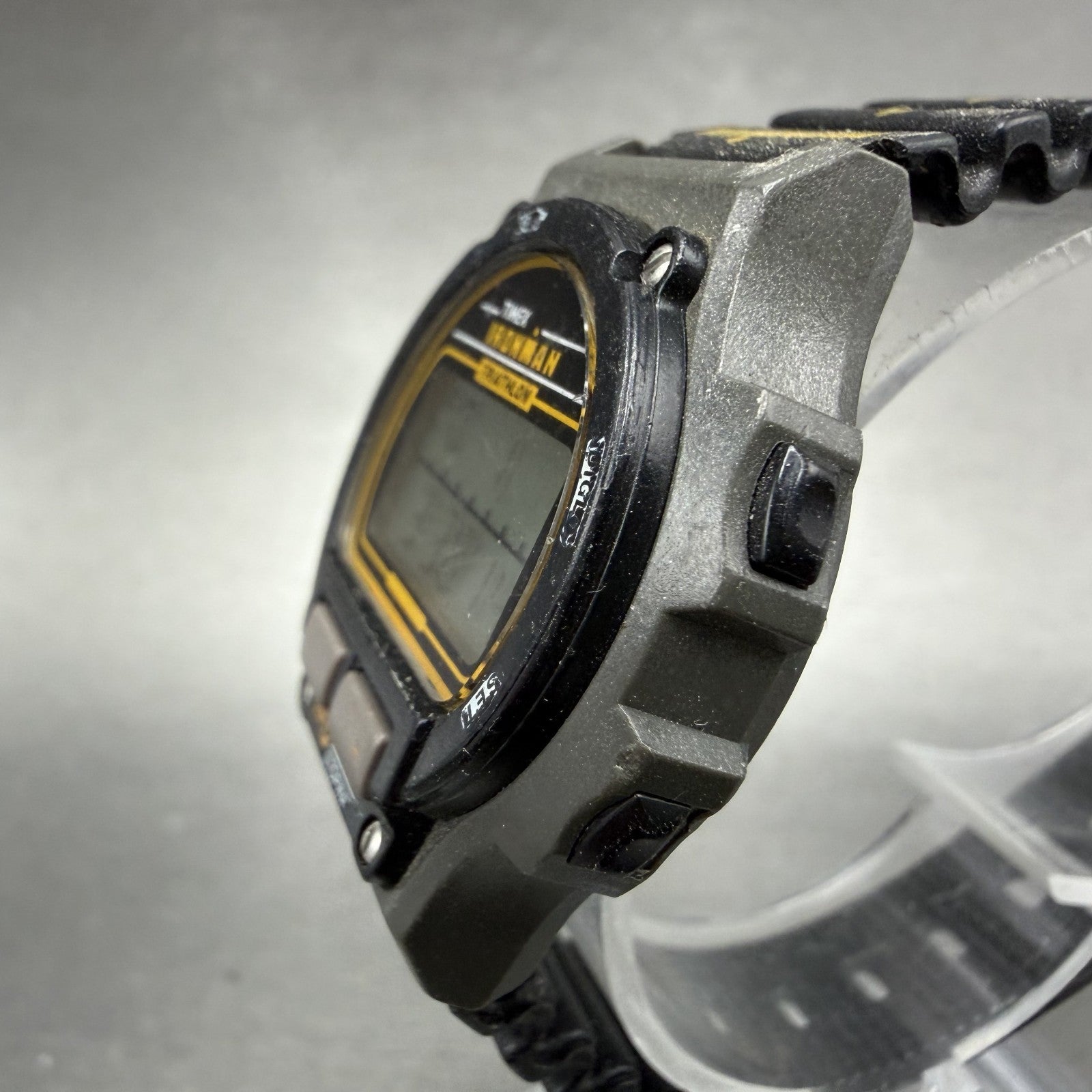 Timex Ironman Watch Women 32mm Digital Black Alarm Chrono New Battery Vintage2