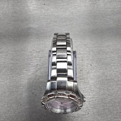 Citizen Eco-Drive Watch Women 28mm MOP Dial Date Gemmed E011-S055237 Works4