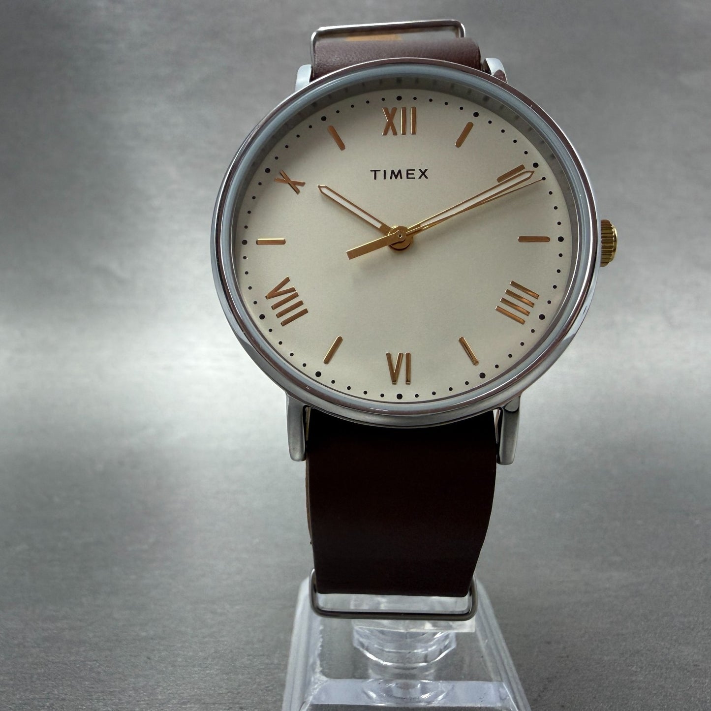 Timex Southveiw Watch Men 41mm Cream Dial Silver Tone TW2R80400 New Battery5