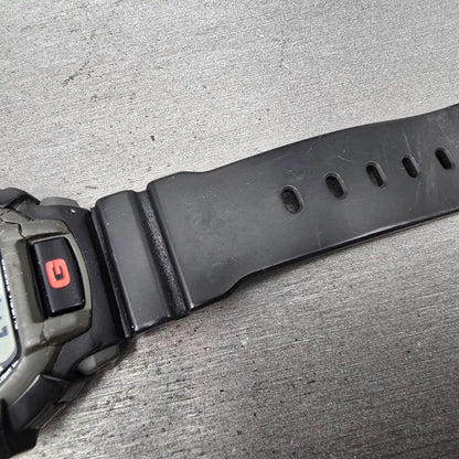 Casio G-Shock G-2200 Watch Men 49mm Black Gray Alarm Chronograph READ New Batt6