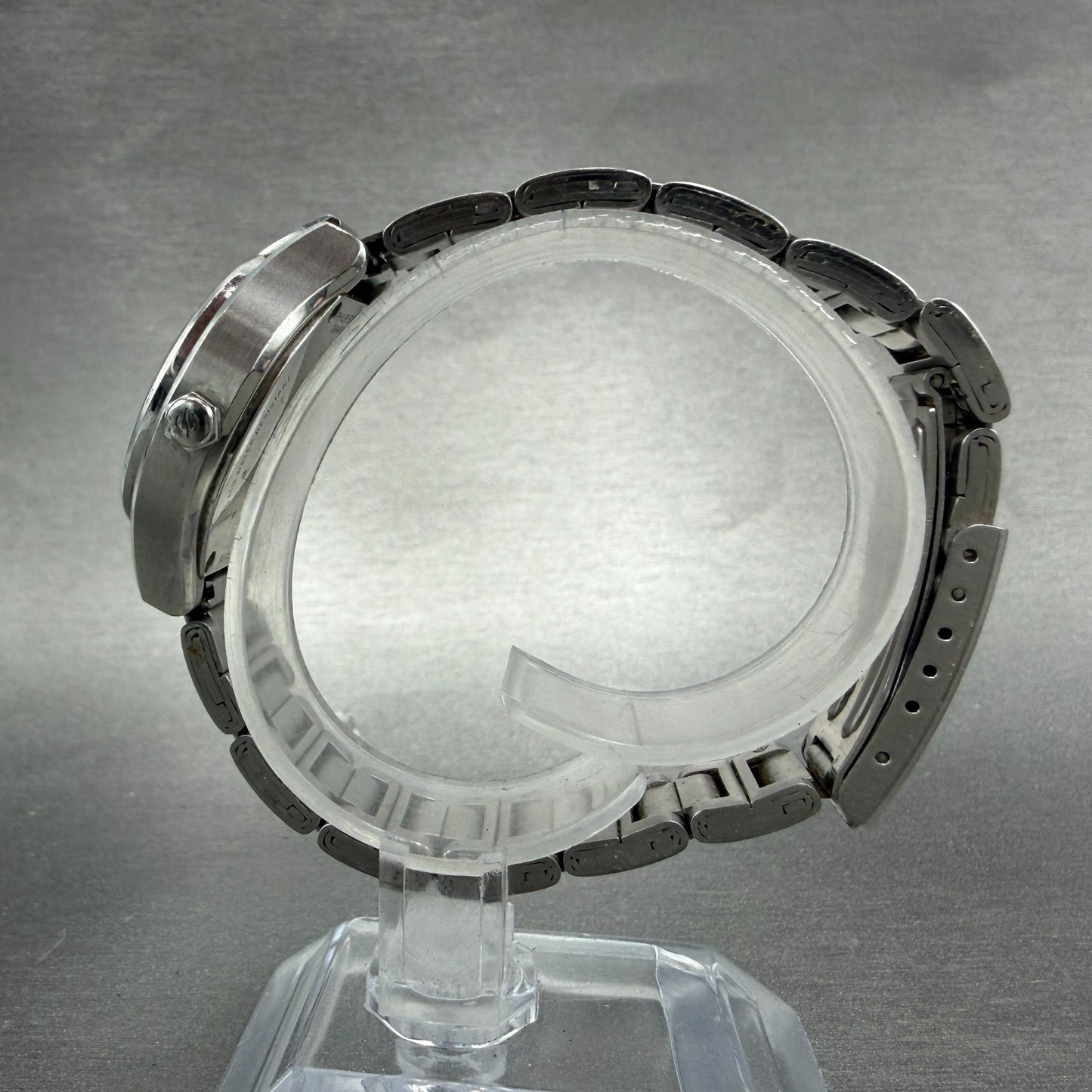 Philip Stein Watch Women 28mm Black Dial Silver Tone Small Seconds New Battery7