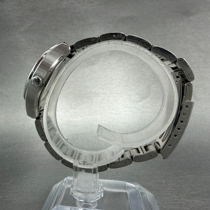 Philip Stein Watch Women 28mm Black Dial Silver Tone Small Seconds New Battery7