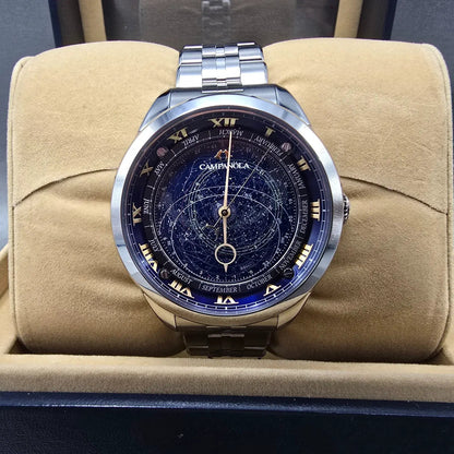 Citizen Campanola Cosmosign Watch Men 44mm Blue Dial Steel AO4010-51M0