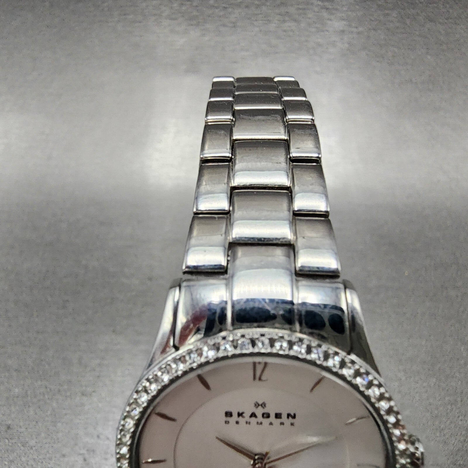 Skagen Watch Women 30mm White Dial Stainless Steel Round 347SSX New Battery4