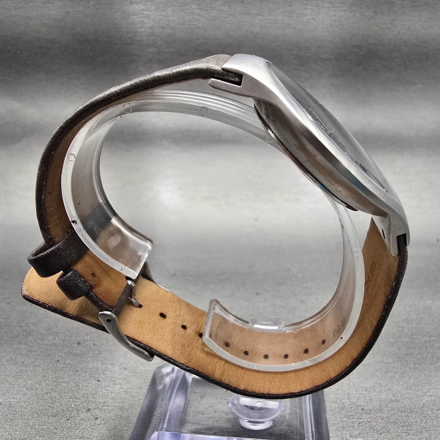 Skagen Watch Men 41mm Brown Dial Silver Tone Daydate Round SKW6116 New Battery8