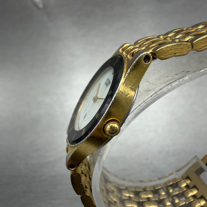 Citizen CQ Watch Women 21mm Mop Dial Gold Tone Round 2200-229207 New Battery2