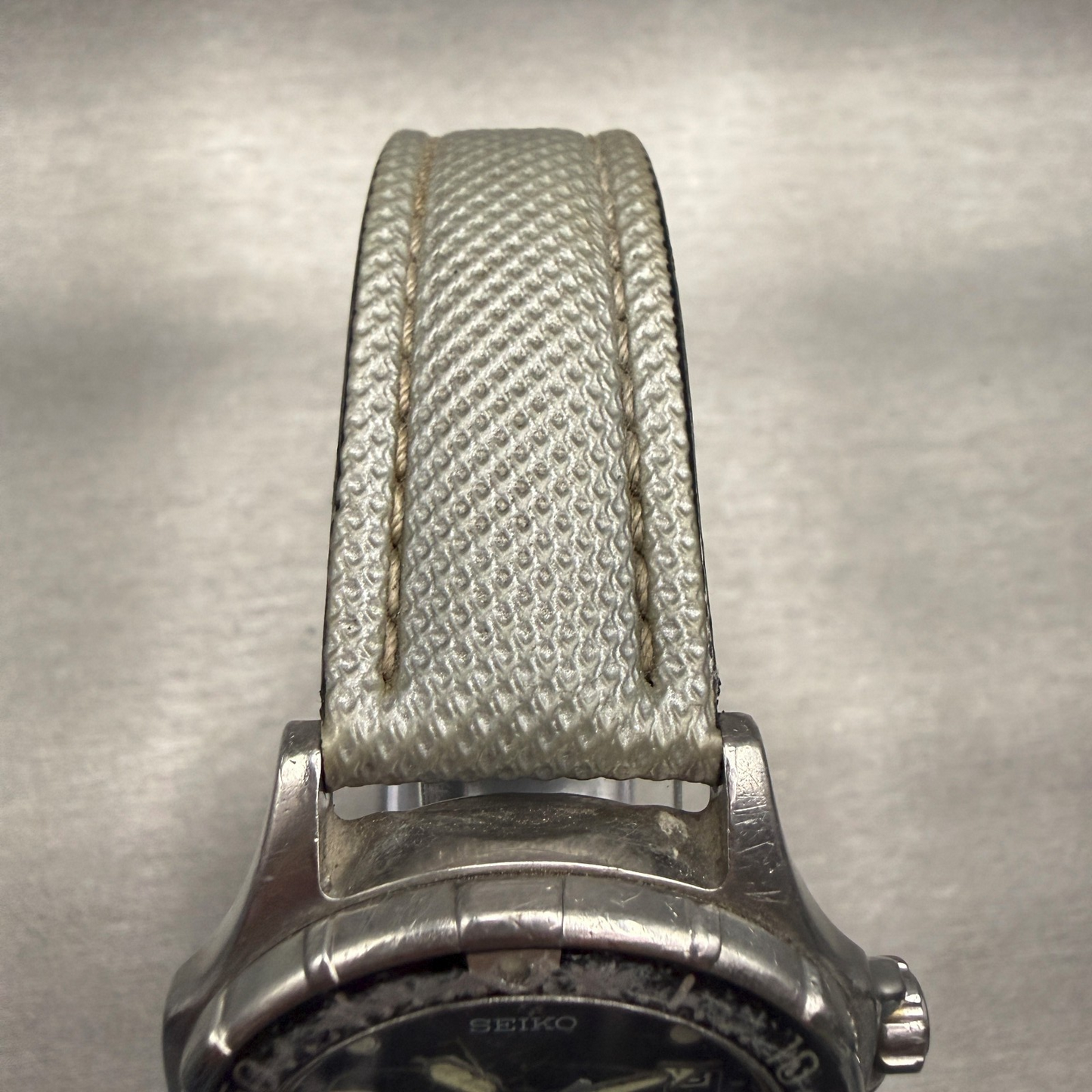 Seiko Scuba Dive Watch Men 36mm Black Dial Silver Date Round 7N35-600A New Batt4