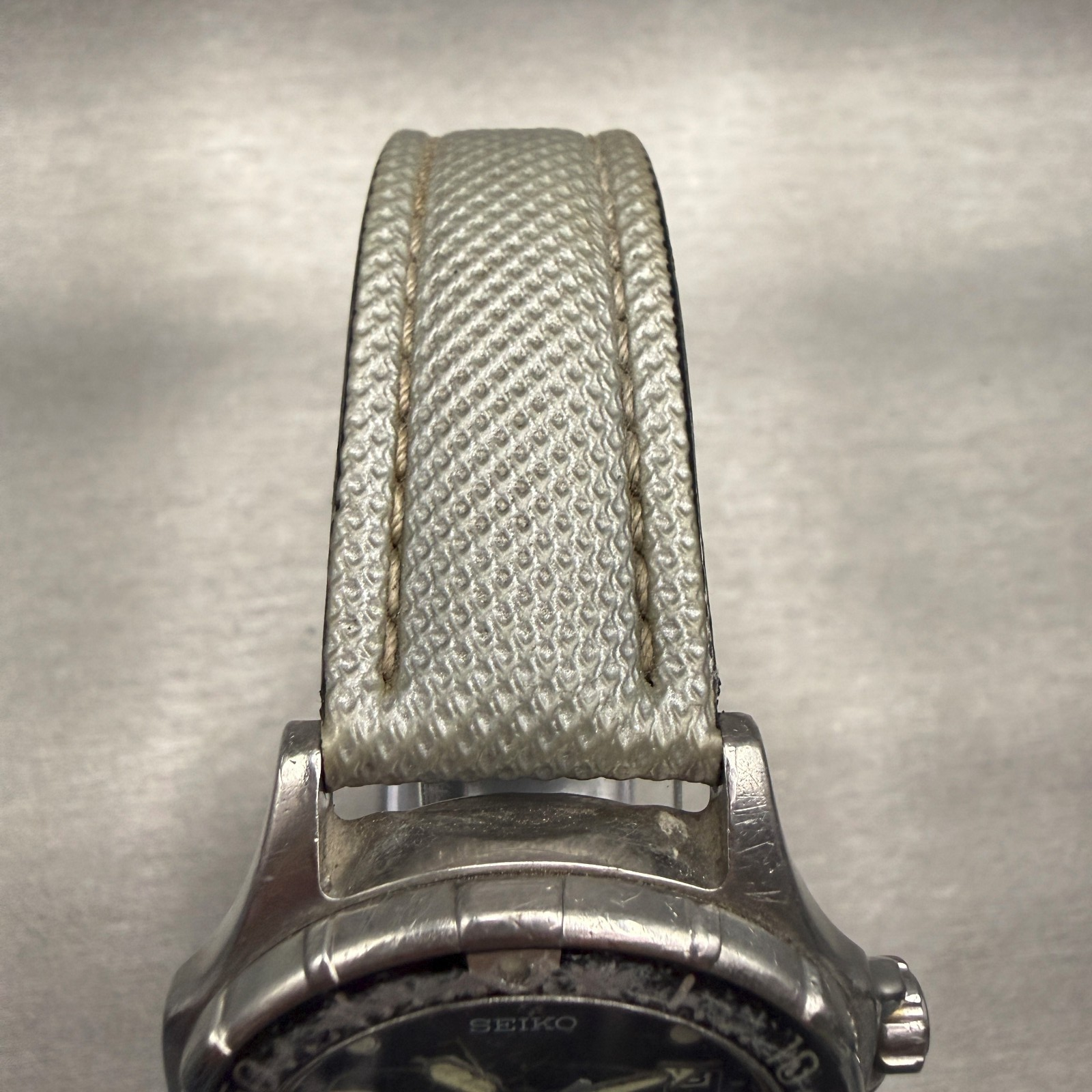 Seiko Scuba Dive Watch Men 36mm Black Dial Silver Date Round 7N35-600A New Batt4