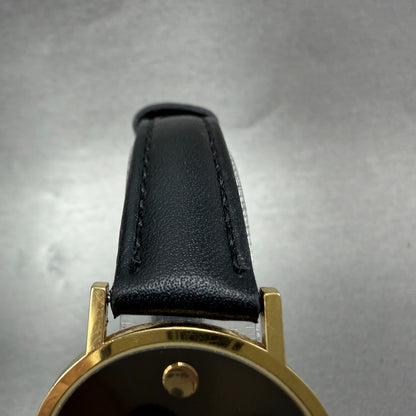 Movado Museum Watch Unisex 31mm Brown Dial Gold Tone Round 87-33-882 New Battery4
