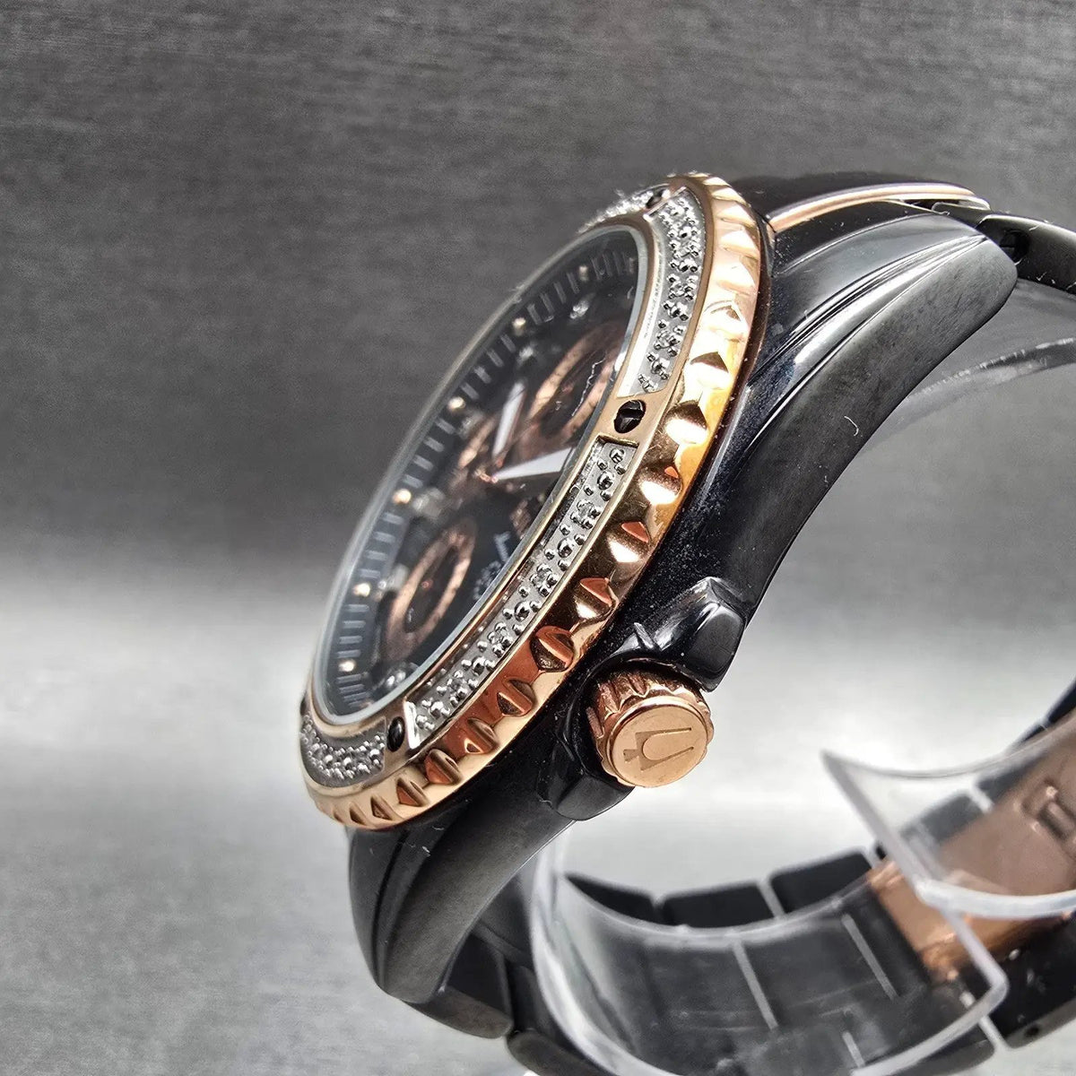Bulova Marine Star Watch Men 42mm MOP Dial Two Tone Daydate 98E102 New Battery2