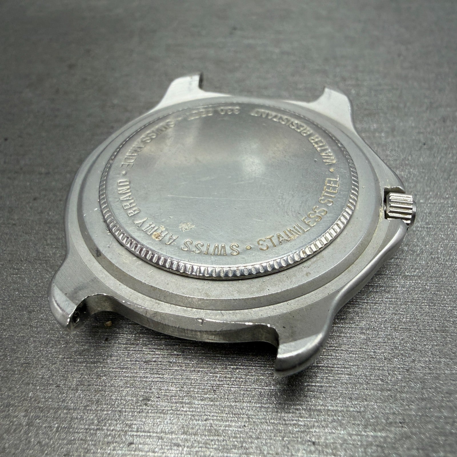 Victorinox Swiss Army Officer Dual Time Watch Men 40mm White Dial Steel PARTS11