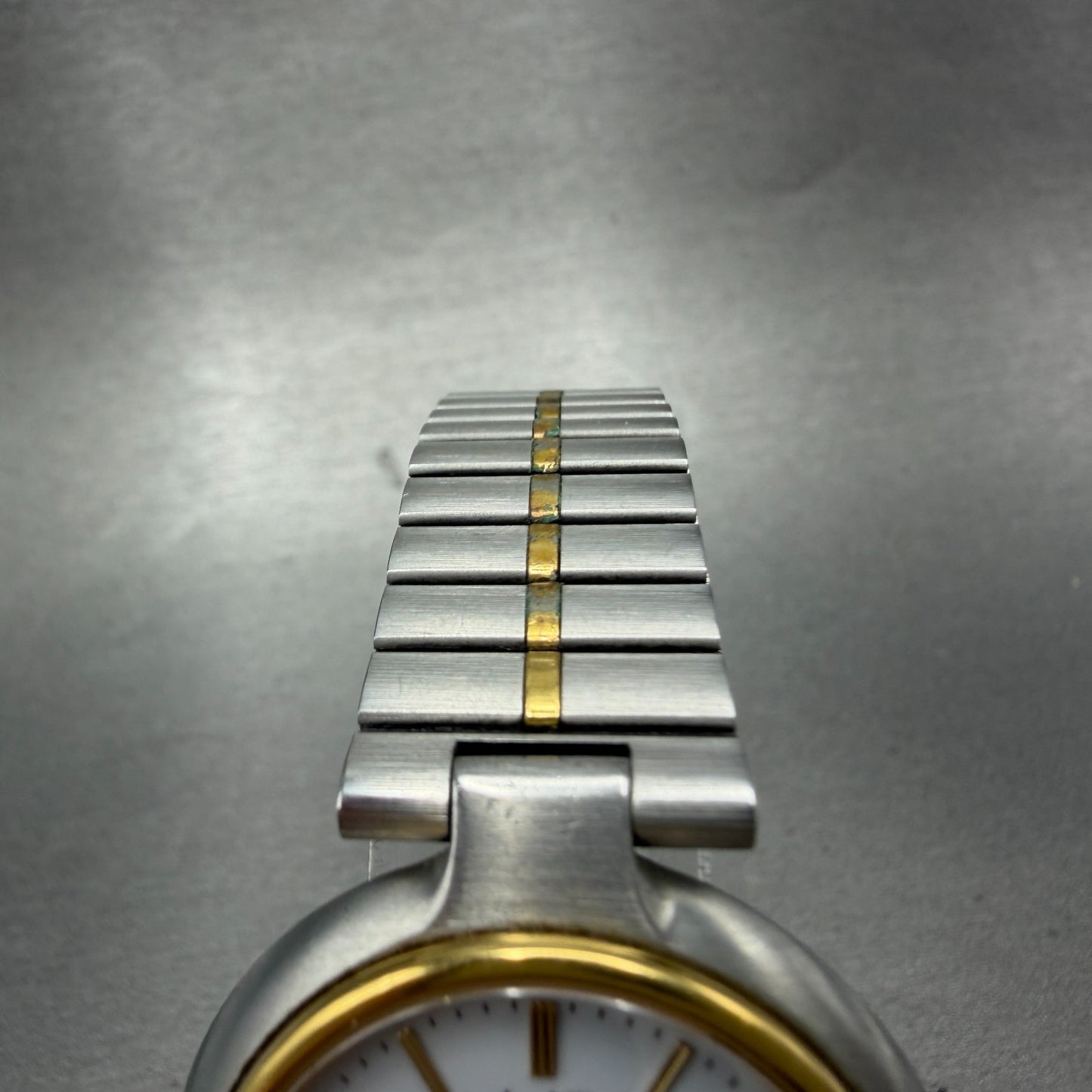 Dunhill Millennium Watch Men 32mm White Dial Two Tone Date Round READ!!!! NewBat4